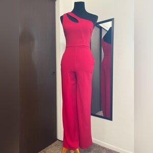 One Shoulder Jumpsuit